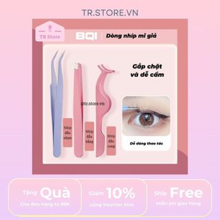 Nhíp gắp mi chuyên dụng BQI nhiều loại đầu cao cấp