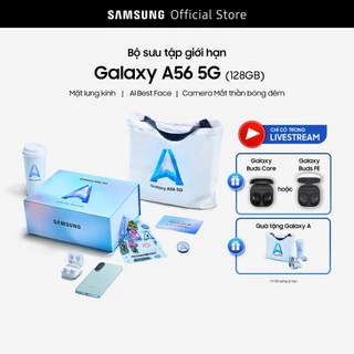 [Livestream] Combo Độc Quyền: Điện Thoại Samsung Galaxy A56 128GB + Tai nghe Samsung Galaxy Buds Core