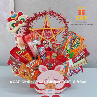 Set quà Trung thu nhỏ xinh cho các bé - quà liên hoan trung thu - hộp quà bánh kẹo Trung thu cho bé - quà tặng Trung thu