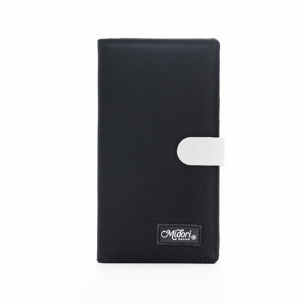 Ví Vải Đứng Nam Nữ KEITH TITANIUM Bóp Đựng Tiền Thẻ Nhiều Ngăn Polyester | Mi Midori