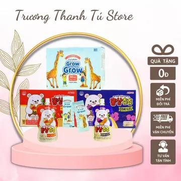 Combo Tăng Chiều Cao Siro Grow Và Tăng Đề Kháng Cho Bé Dành Cho Bé Từ 1 Tuổi