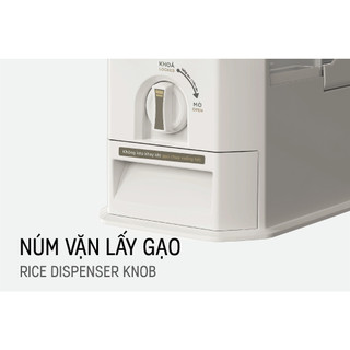 Thùng gạo Clear 10kg MATSU nhựa PP, chất liệu an toàn, thiết kế đo lường thông minh, ngăn ẩm mốc