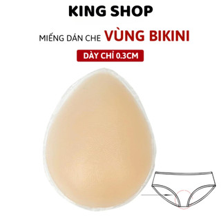 Miếng Dán Silicon Che Rãnh Vùng Kín Mềm, Miếng Che Bám Dính Tốt Chống Lộ Vùng Nhạy Cảm King Shop D-0163