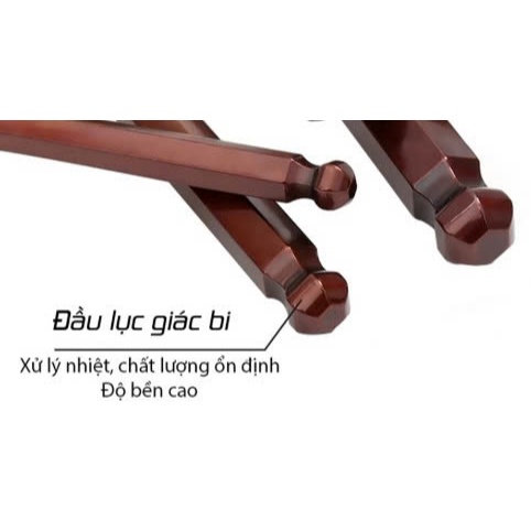Chìa lục giác hợp kim đồng thép, cây lục lăng 6 cạnh chức năng thiết kế gọn nhẹ dễ cầm