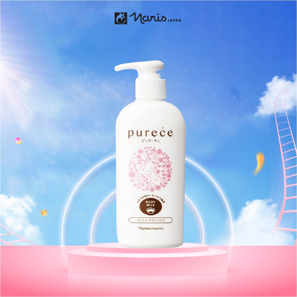 SỮA DƯỠNG THỂ SÁNG DA VÀ DƯỠNG ẨM NARIS PURECE MILD BODY MILK 180ml ...