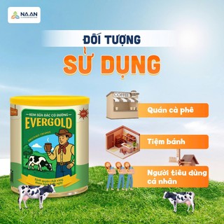 [Giá Tốt] Sữa Đặc Evergold 1KG Nhập Từ Malaysia Chuẩn Vị Ngọt Béo Ngậy Đậm Đà Hàng NgàyPha Chế Cà Phê Trà Sữa Làm Bánh