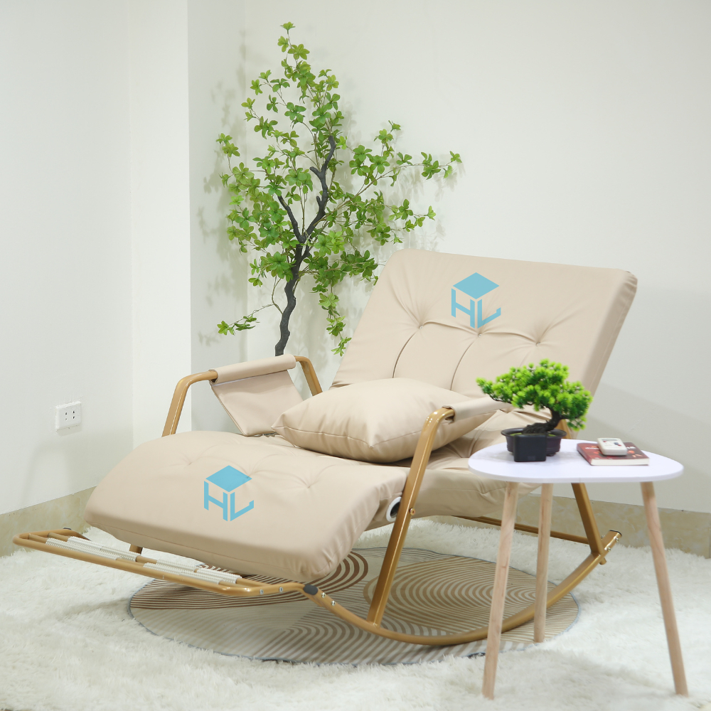 Ghế Thư Giãn Bập Bênh Đôi Hai Người HOL BB04  Điều Chỉnh 5 Cấp Độ Dài 1m6 Dành Cho Mọi Nhà Bảo Hành 3 Năm TẶNG 4 Món | BigBuy360 - bigbuy360.vn