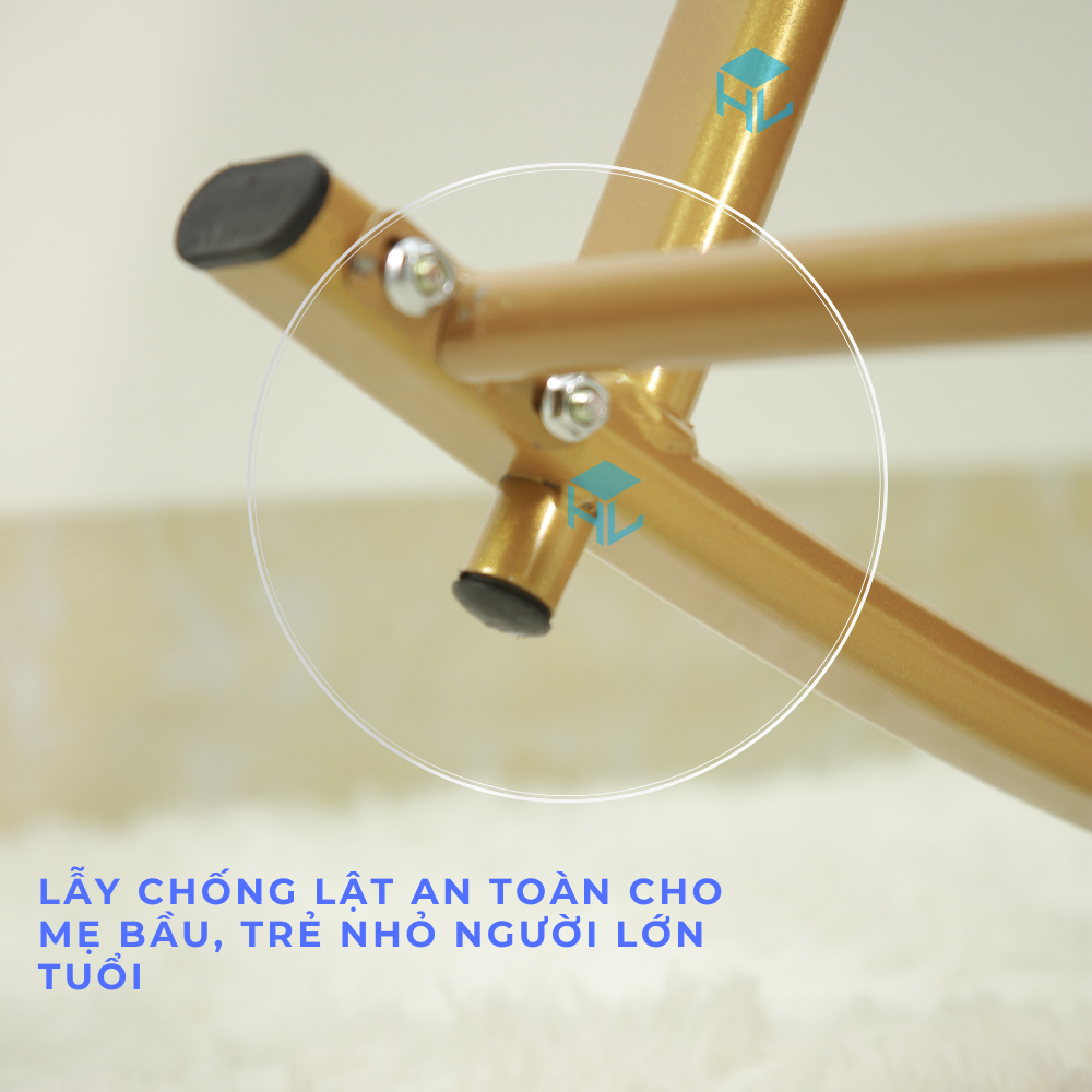 Ghế Thư Giãn Bập Bênh Đôi Hai Người HOL BB04  Điều Chỉnh 5 Cấp Độ Dài 1m6 Dành Cho Mọi Nhà Bảo Hành 3 Năm TẶNG 4 Món | BigBuy360 - bigbuy360.vn