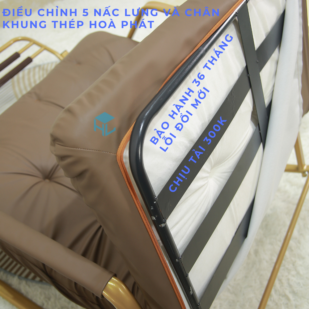 Ghế Thư Giãn Bập Bênh Đôi Hai Người HOL BB04  Điều Chỉnh 5 Cấp Độ Dài 1m6 Dành Cho Mọi Nhà Bảo Hành 3 Năm TẶNG 4 Món | BigBuy360 - bigbuy360.vn