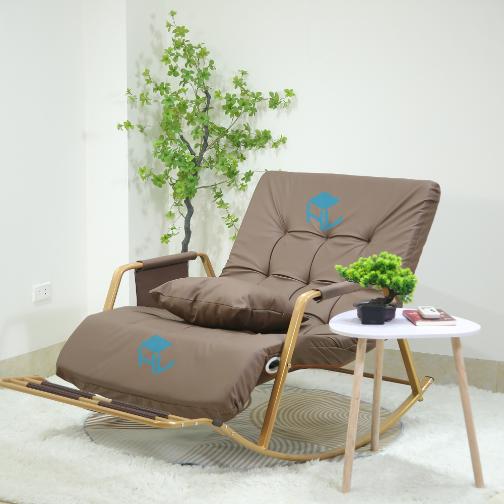 Ghế Thư Giãn Bập Bênh Đôi Hai Người HOL BB04  Điều Chỉnh 5 Cấp Độ Dài 1m6 Dành Cho Mọi Nhà Bảo Hành 3 Năm TẶNG 4 Món | BigBuy360 - bigbuy360.vn