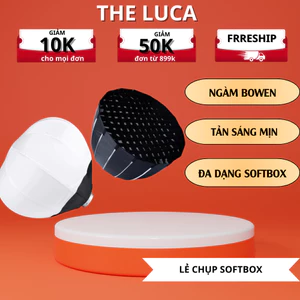 Chụp Softbox Cầu, Softbox Tổ Ong Tản Sáng Cho Đèn Studio, Đèn Trợ Sáng Ngàm Bowen