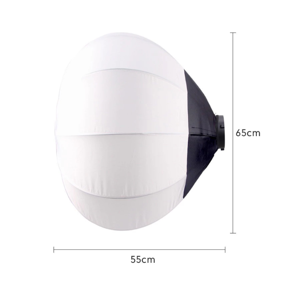Chụp Softbox Cầu, Softbox Tổ Ong Tản Sáng Cho Đèn Studio, Đèn Trợ Sáng Ngàm Bowen