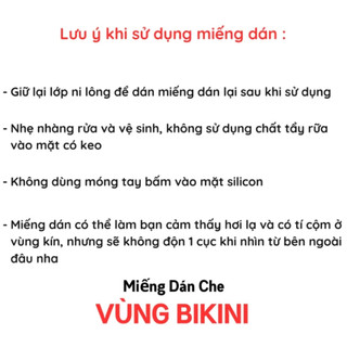 Miếng Dán Silicon Che Rãnh Vùng Kín Mềm, Miếng Che Bám Dính Tốt Chống Lộ Vùng Nhạy Cảm King Shop D-0163