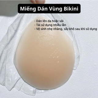 Miếng Dán Silicon Che Rãnh Vùng Kín Mềm, Miếng Che Bám Dính Tốt Chống Lộ Vùng Nhạy Cảm King Shop D-0163