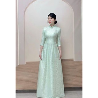 Áo dài gấm.Áo dài – Nét đẹp vượt thời gian
