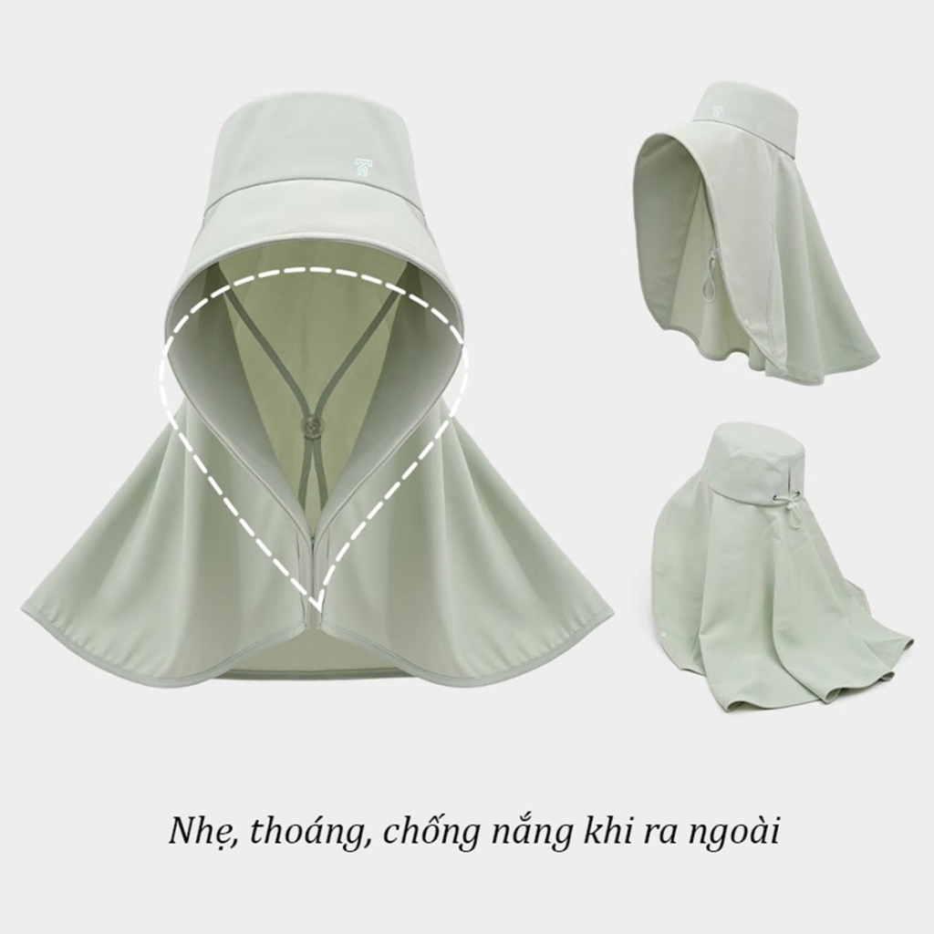 Mũ Chống Nắng Vành Rộng, Chống Tia UV, Mũ Đi Biển Chất Liệu Thoáng Mát