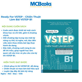 Sách - Combo Destination + VSTEP Luyện thi chứng chỉ Tiếng Anh trình độ B1,B2 - MCBooks Chính Hãng