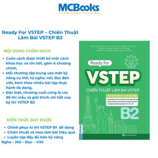 Sách - Combo Destination + VSTEP Luyện thi chứng chỉ Tiếng Anh trình độ B1,B2 - MCBooks Chính Hãng