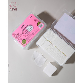 Bông Tẩy Trang 2in1  Bông Đắp Toner 500 Miếng+50 bông tẩy trang vuông Lameila - LMLTOP