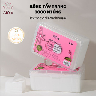 Bông Tẩy Trang LMLTOP-AEYE 222 Miếng/240 Miếng/1000 Miếng 100% Cotton Siêu Tiết Kiệm Dung Dịch - LMLTOP