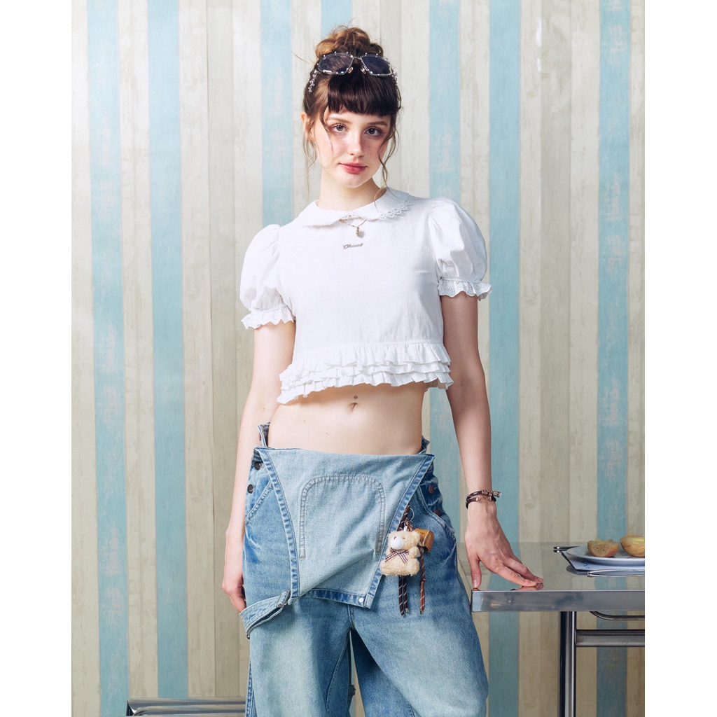 Daisy Top - Remmus | Áo blouse linen 2 kiểu mặc cho nữ