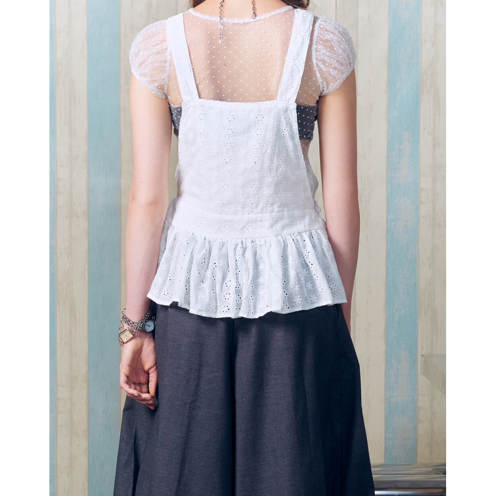 Poppy Top - Remmus | Áo yếm chất liệu cotton thêu Remmus cho nữ