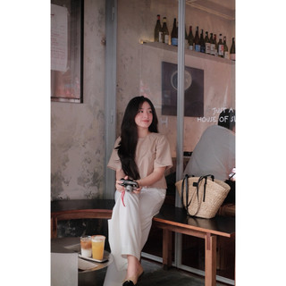 Jasmine top - Áo kaki form ngắn Ma Vie