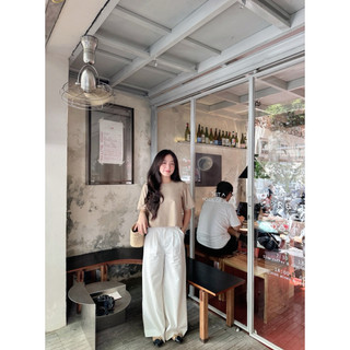 Jasmine top - Áo kaki form ngắn Ma Vie