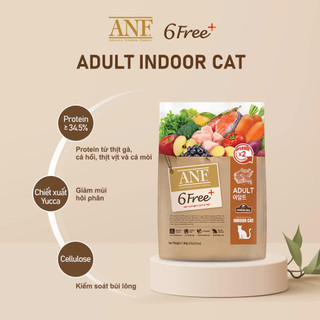 [HĐ 999K TẶNG 400G] ANF 6Free+ CAT 5.6KG - Thức ăn hạt khô cho Mèo, Da Lông khỏe đẹp, Tiêu hóa tốt, Tăng miễn dịch