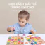 Đồ Chơi Bảng Nổi Ghép Bằng Gỗ Kích Cho Bé Làm Quen Với Chữ Và Số