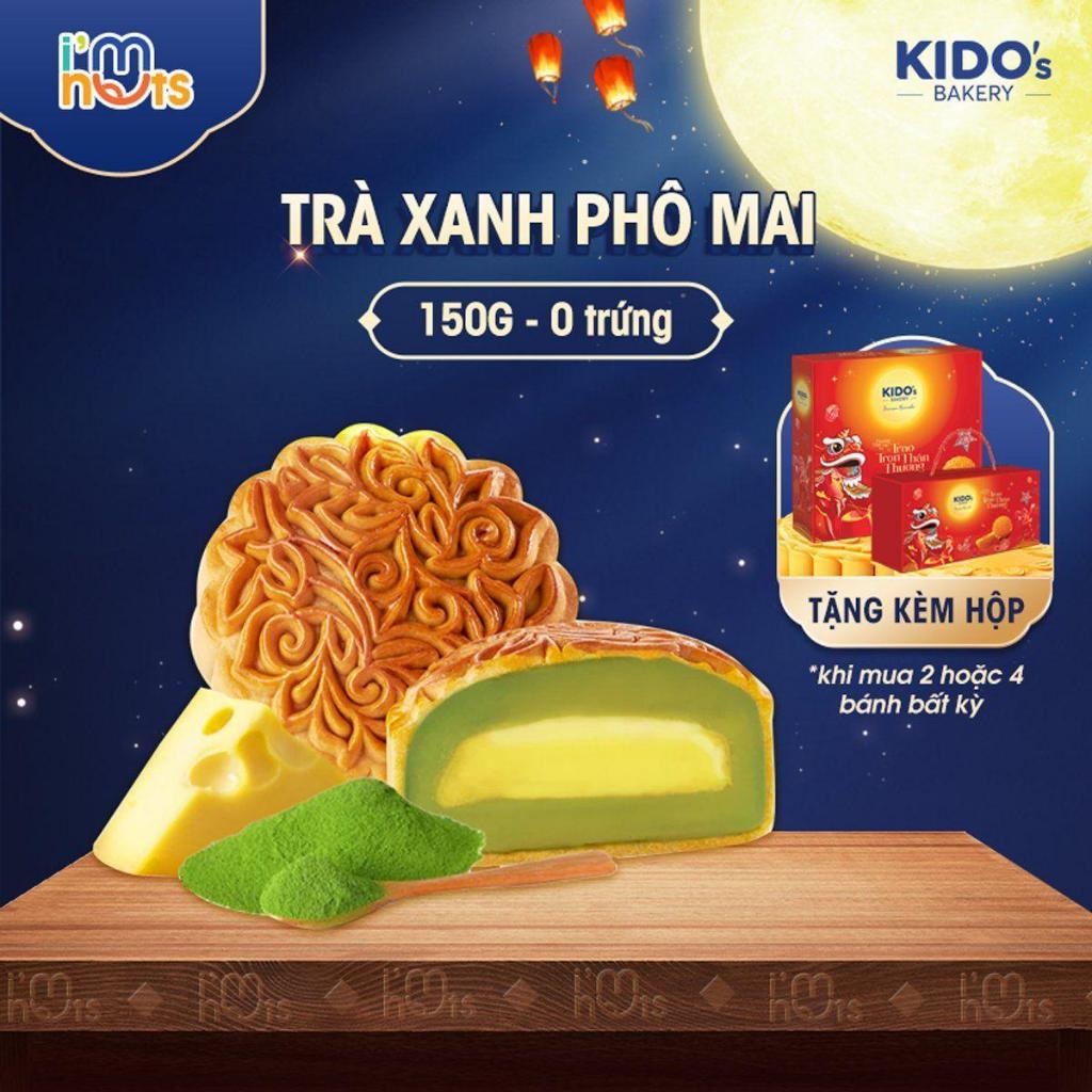 Bánh Trung Thu Kido Vị Trà Xanh Phô Mai 150g – Thượng Hạng, Thơm Ngon ...