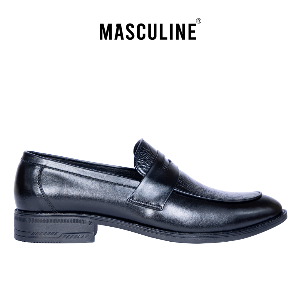 Giày công sở nam da bò MASCULINE MCS509 - Giày lười thiết kế dáng công sở sang trọng, lịch lãm