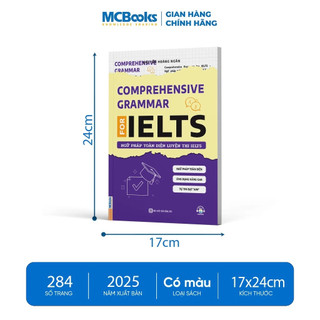 Sách -Ôn luyện IELTS- Comprehensive Grammar IELTS, Speaking Topics IELTS và The Definitive Writing Guide for IELTS
