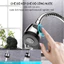 Vòi nước xoay 360 độ, vòi rửa bát nhà bếp với hai chế độ dòng nước, kiểu đứng/treo tường.