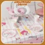 Khăn trải bàn Kuromi - Cinnamoroll - Melody trang trí sinh nhật - tiệc party (137x183cm)