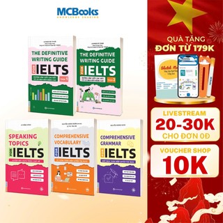Sách -Ôn luyện IELTS- Comprehensive Grammar IELTS, Speaking Topics IELTS và The Definitive Writing Guide for IELTS