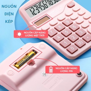 Máy Tính Để Bàn 12 Số Sử Dụng Pin Mặt Trời – Thiết Kế Nhỏ Gọn, Tính Toán Chính Xác, Tiện Lợi