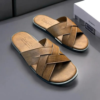 Dép Quai Chéo Đế Đúc Cao Cấp, Phong Cách Nam Tính, Trẻ Trung, Năng Động Phù Hợp Với Mọi Outfit [ Xịn 2 , [ B]