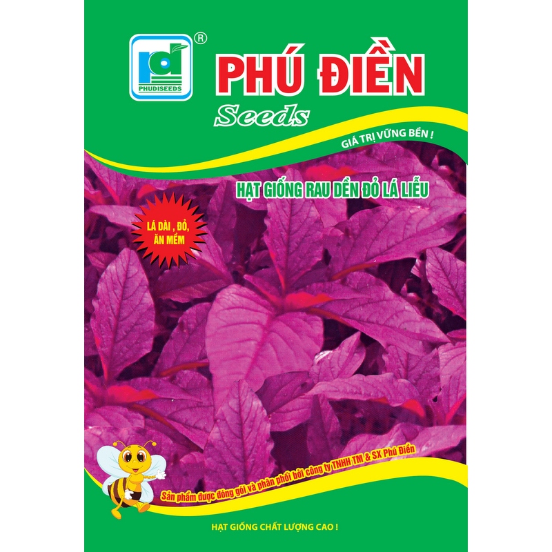 Hạt giống Rau Dền Đỏ Lá Liễu 10g – Hạt giống rau ăn lá dễ trồng, năng suất cao