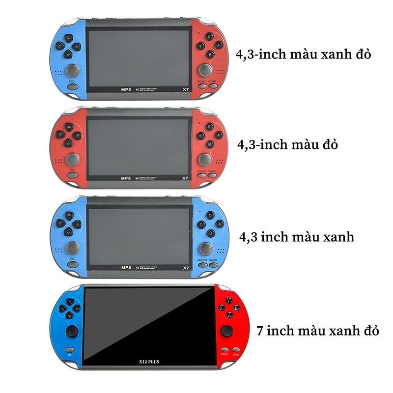 PSP X7s Plus Bộ điều khiển máy chơi game video cầm tay 32G Bộ nhớ HD Bộ điều khiển Retro