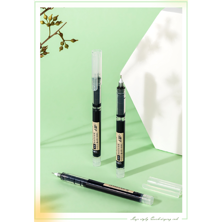 Bút Bi Nước Deli 0.5mm – Nhanh Khô, Ngòi Êm, Mực Đều – Viết Chép Kinh, Thư Pháp, Văn Phòng