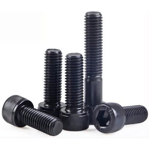 Ốc lục giác Bulong đầu trụ 12.9 cấp độ sức mạnh chịu lực thép đen M3 M4 M5 M6 M8 M10