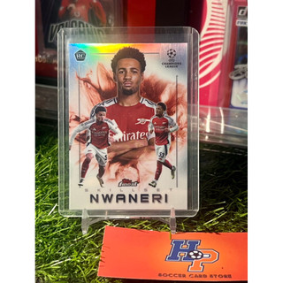Thẻ bóng đá Ethan Nwaneri Skillset RC Topps Chrome UCL 2024/25