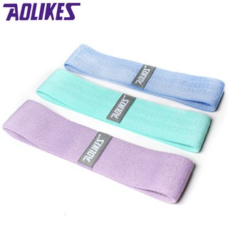 Bộ 3 dây kháng lực đàn hồi cao cấp Aolikes hỗ trợ tập mông,tập gym,tập Yoga 3 mức co giãn - 3604