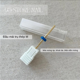 Đầu mài thép hình trụ không bo đầu mài móng úp , mài khoé da khoé móng