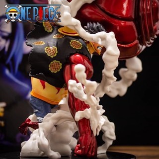 Tượng One Piece Luffy Gear 4 - Đường Kính Vua Khỉ Kong Gun - Mô Hình Cao Cấp - Quà Tặng Fan