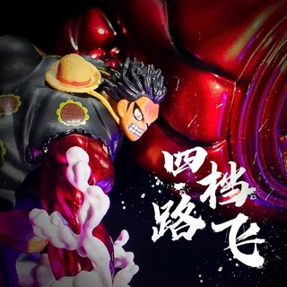 Tượng One Piece Luffy Gear 4 - Đường Kính Vua Khỉ Kong Gun - Mô Hình Cao Cấp - Quà Tặng Fan
