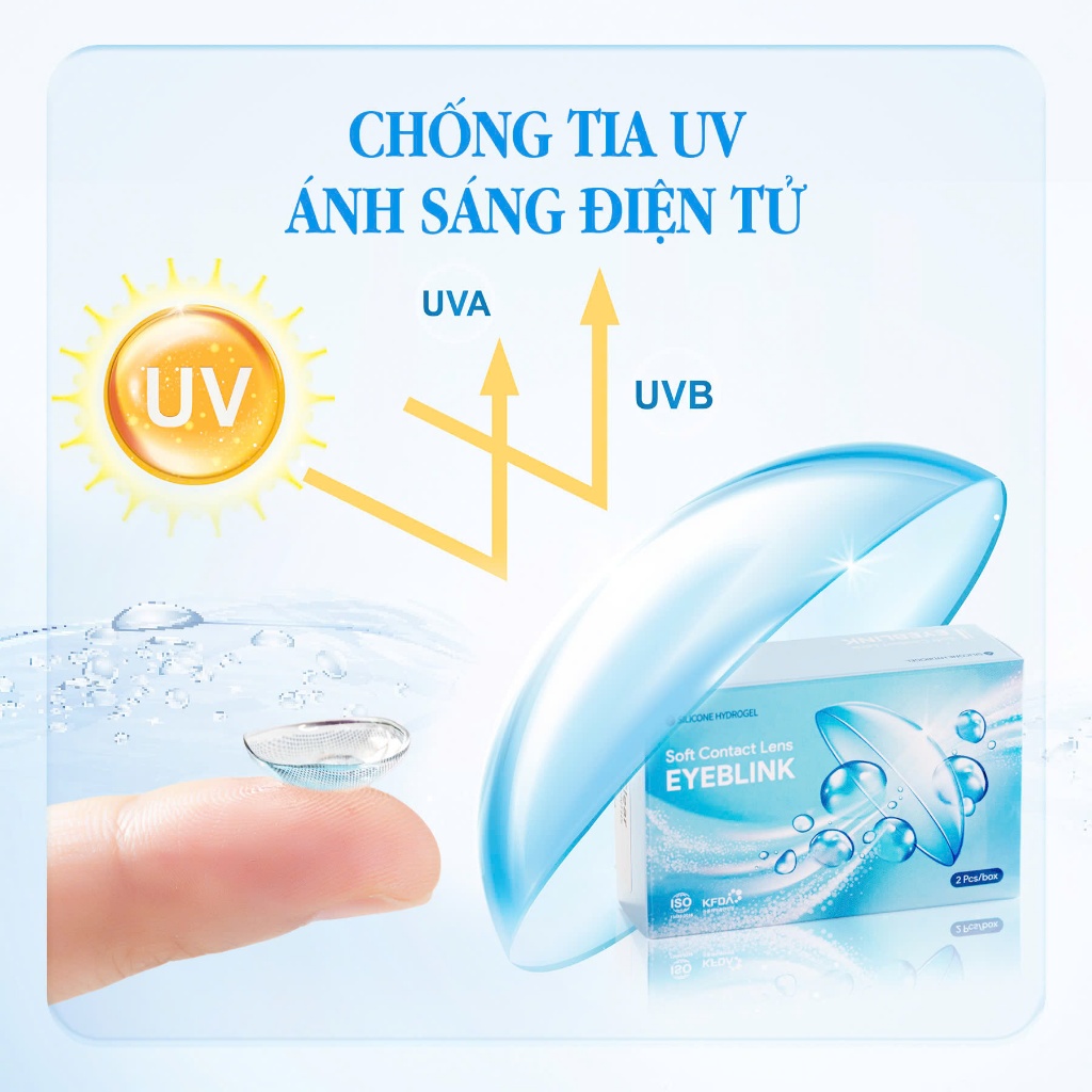 Kính áp tròng  màu đặc biệt Choco Brown chất liệu Silicon Hydrogel thời gian đeo 14h-24h hạn dùng 12 tháng Eyeblink