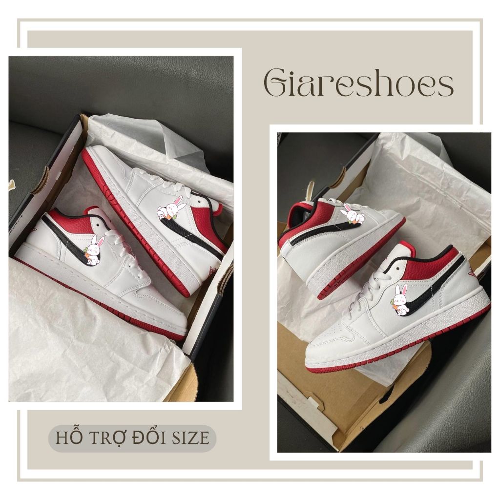 Giày Sneaker Nam Nữ, Giày Thể Thao Gót Đỏ Cổ Thấp Dễ Phối Đồ