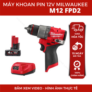 Máy khoan pin 12V Milwaukee M12 FPD2 (Milwaukee 3404 Gen 3 mới nhất)